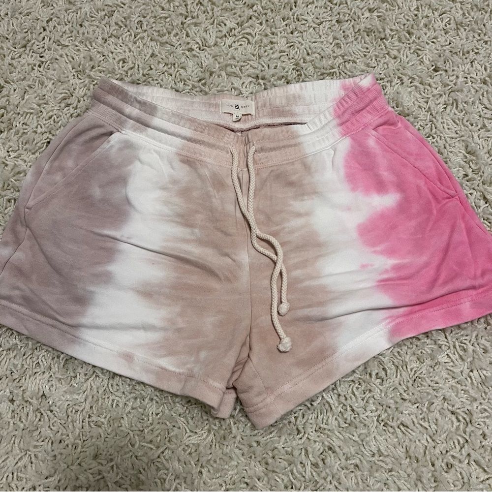 LOU & GREY TIE DYE SWEAT SHORTS